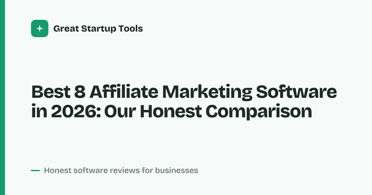 Cover for Best 8 Affiliate Marketing Software in 2026: Track & Scale