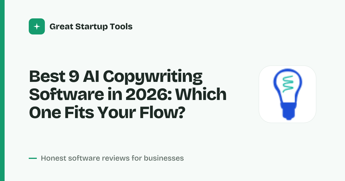 Cover for Best 9 AI Copywriting Software in 2026: Speed Up Your Content