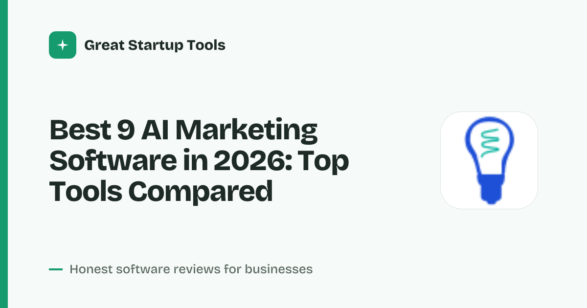 Cover for Best 9 AI Marketing Software in 2026: Automate Your Growth Now