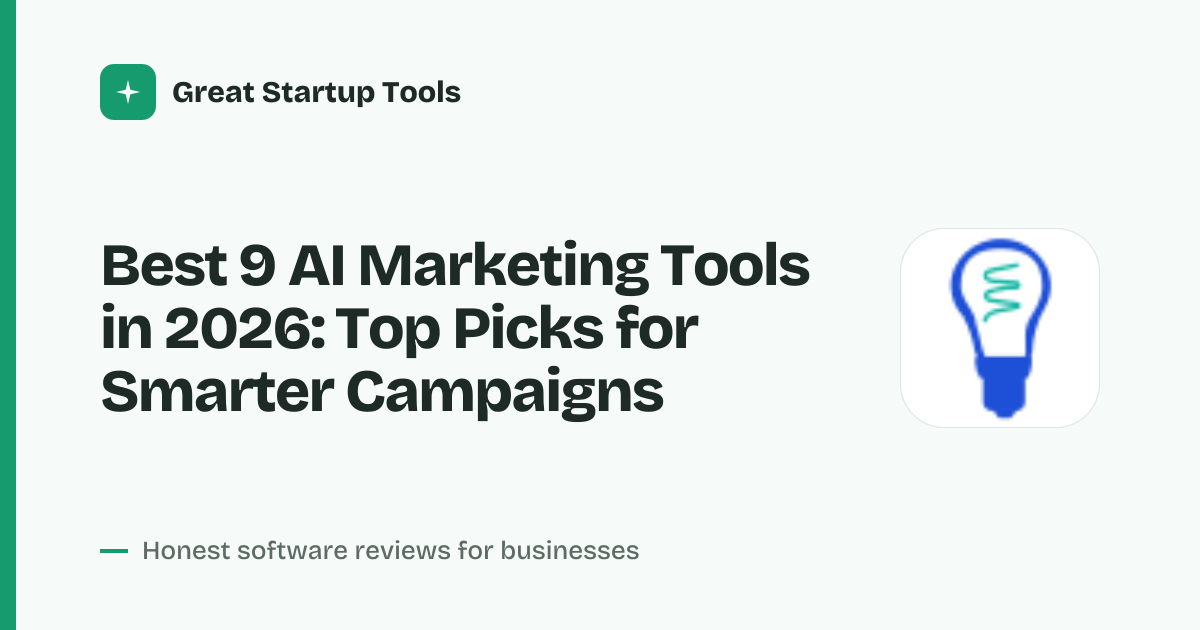 Cover for Best 9 AI Marketing Tools in 2026: Automate Your Growth Now