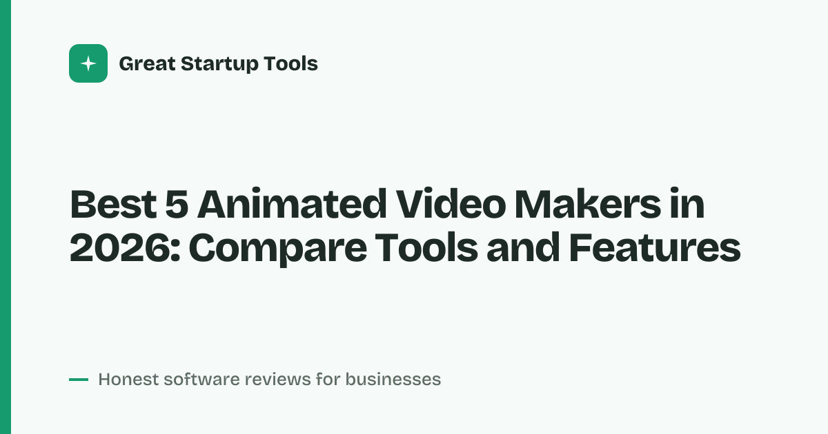 Cover for Best 5 Animated Video Makers in 2026: Compare Features and