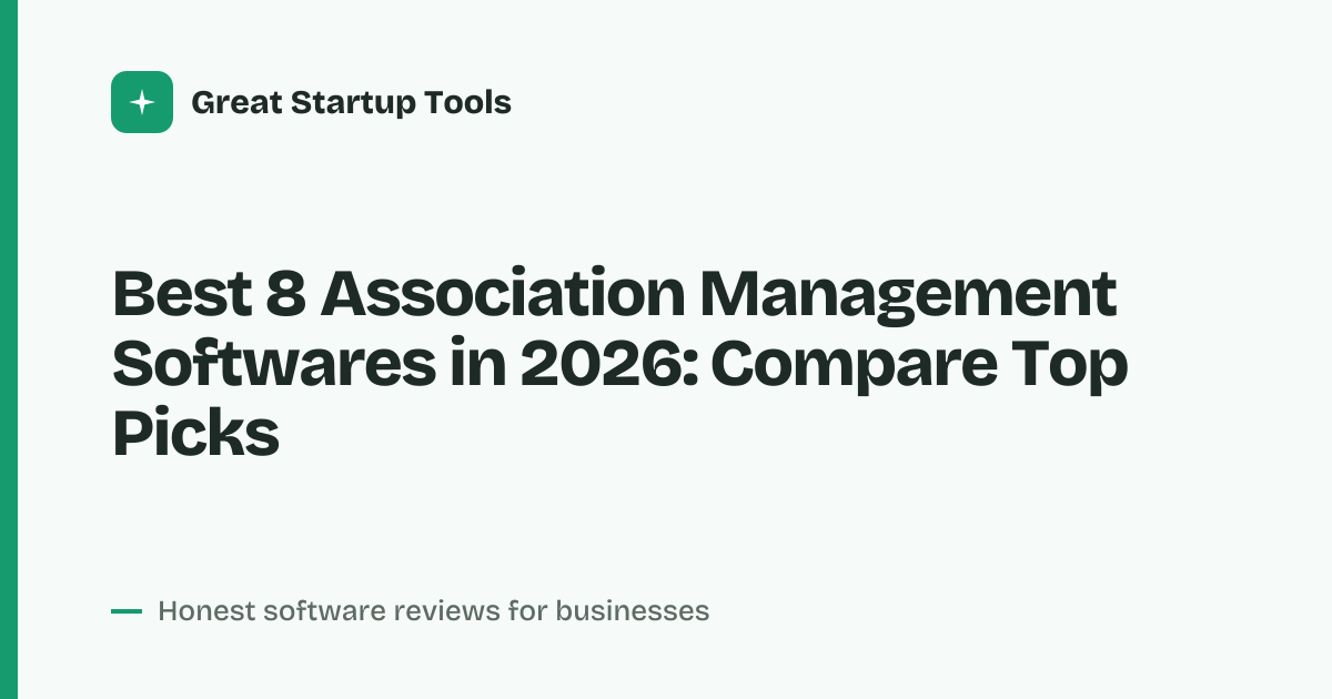 Cover for Best 8 Association Management Softwares in 2026: Compare Key