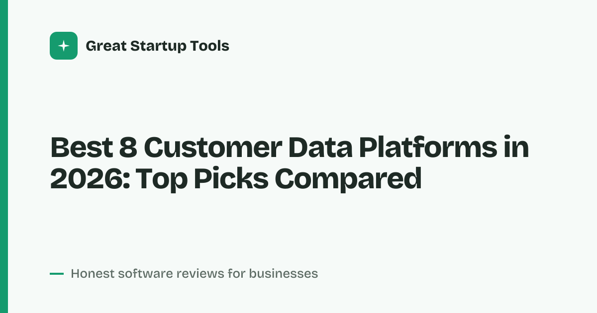 Cover for Best 8 Customer Data Platforms in 2026: Unify Your Stack