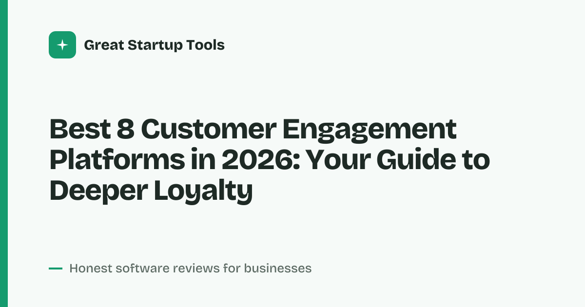 Cover for Best 8 Customer Engagement Platforms in 2026: Boost Retention Now
