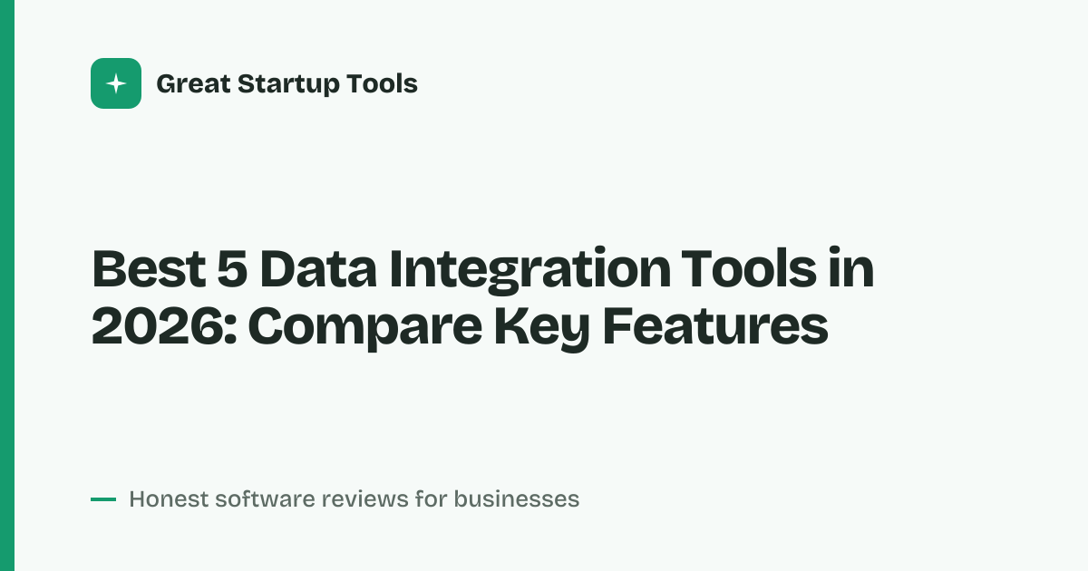 Cover for Best 5 Data Integration Tools in 2026: Compare the Top Picks