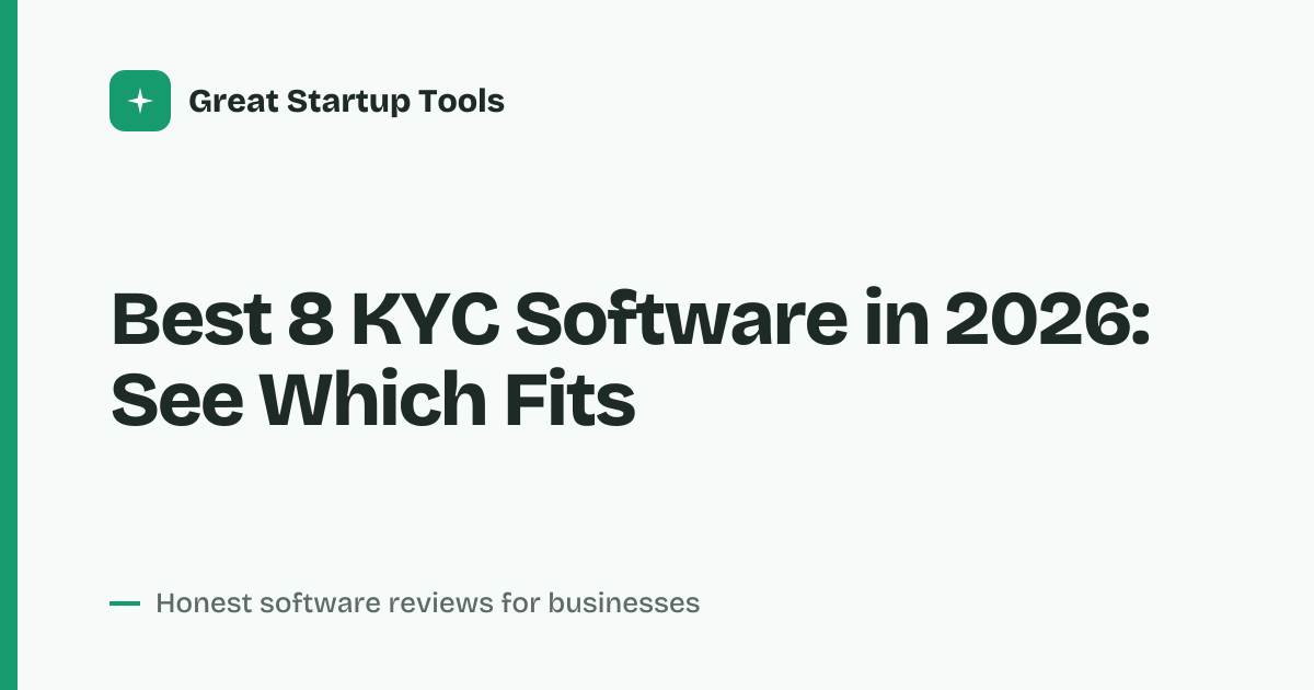 Cover for Best 8 KYC Software in 2026: Compare Top Picks