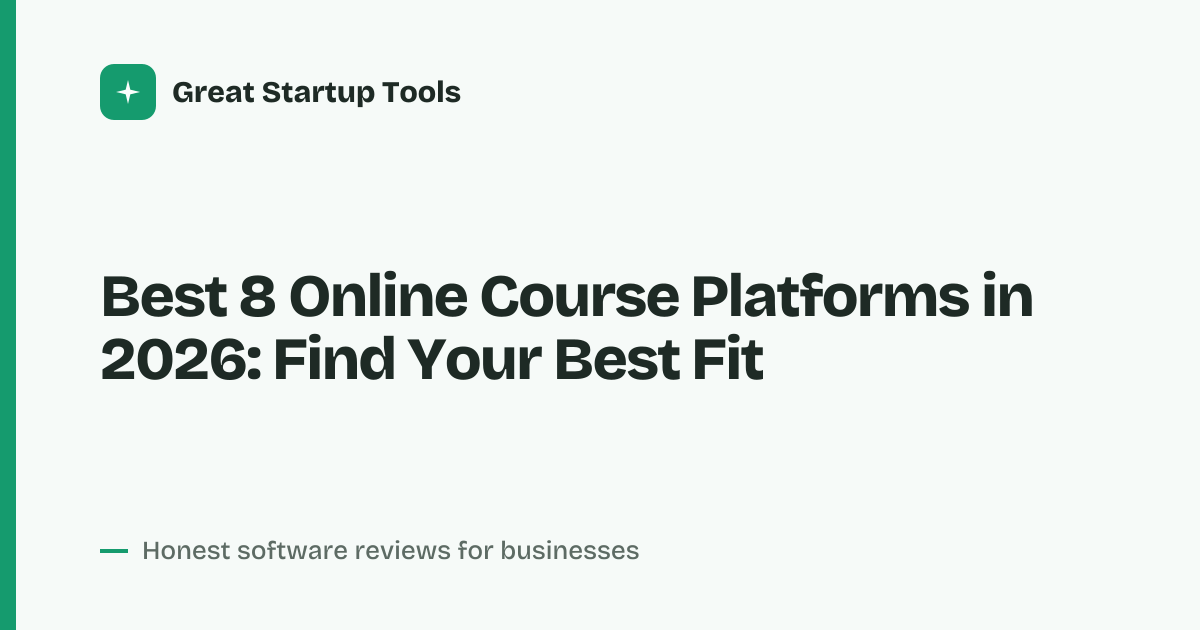 Cover for Best 8 Online Course Platforms in 2026: Compare Top Picks
