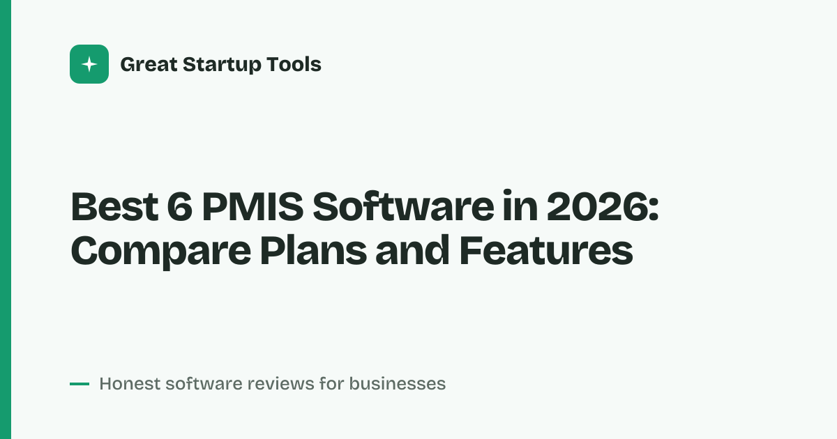 Cover for Best 6 PMIS Software in 2026: Compare Features and Pricing