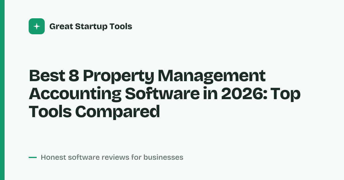 Cover for Best 8 Property Management Accounting Software in 2026