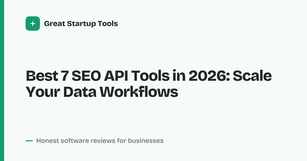 Cover for Best 7 SEO API Tools in 2026: Automate Your Rank Tracking