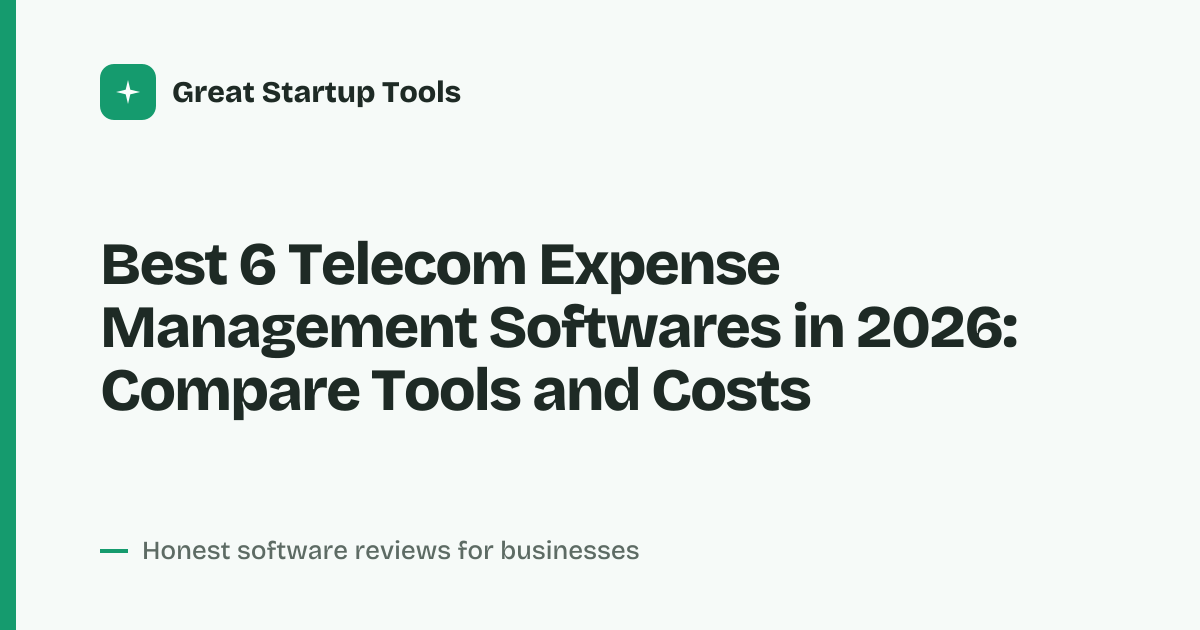 Cover for Best 6 Telecom Expense Management Softwares in 2026: Pricing
