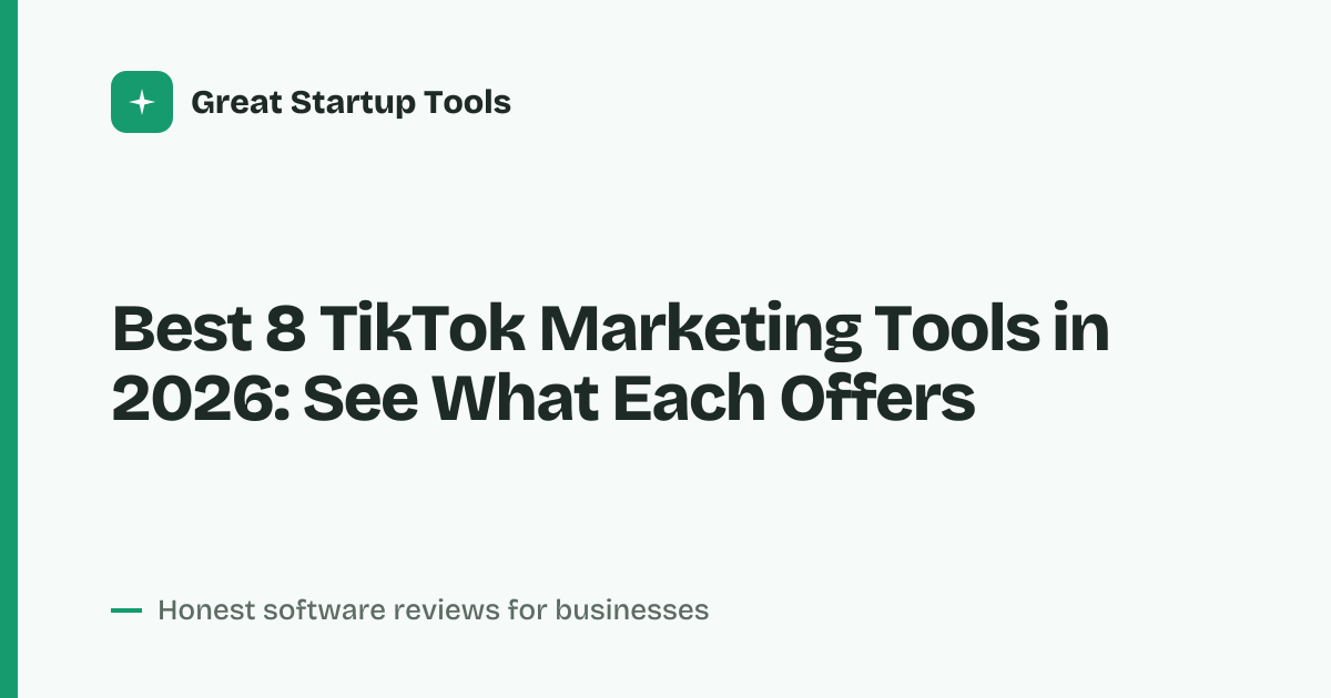 Cover for Best 8 TikTok Marketing Tools in 2026: Compare Cost and Fit