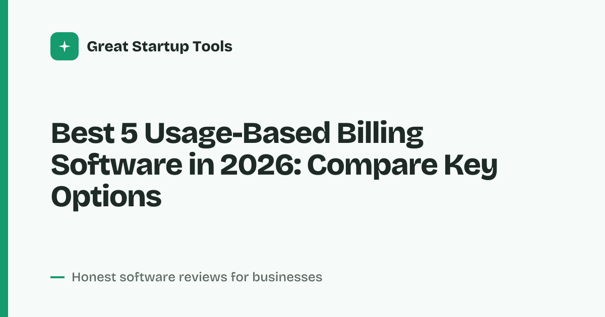 Cover for Best 5 Usage-Based Billing Software in 2026: Explore Key Options
