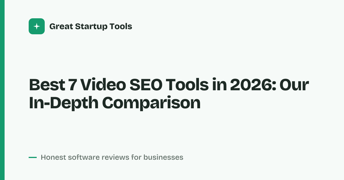 Cover for Best 7 Video SEO Tools in 2026: Rank, Optimize & Grow