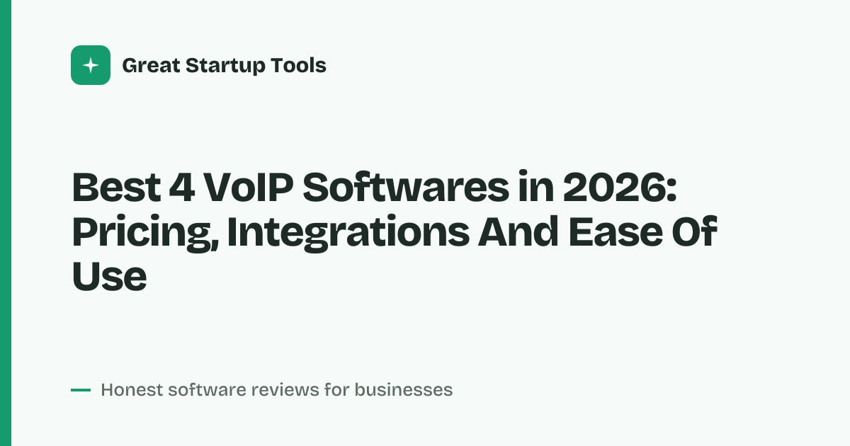 Cover for Best 4 VoIP Softwares in 2026: Compare Plans And Features