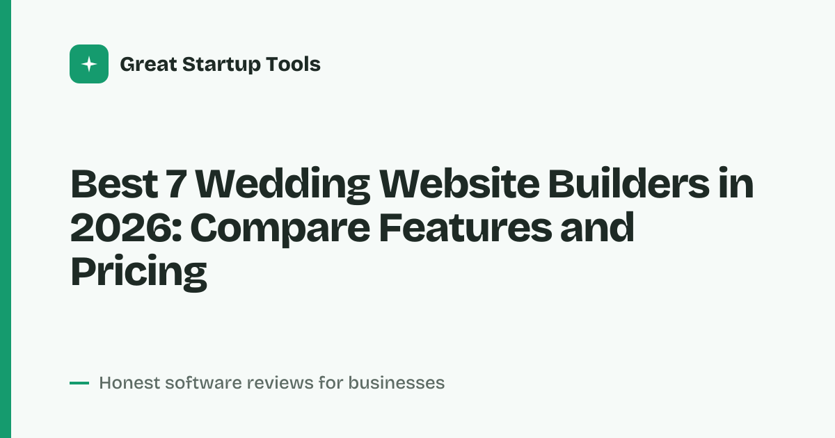 Cover for Best 7 Wedding Website Builders in 2026: Compare Top Picks